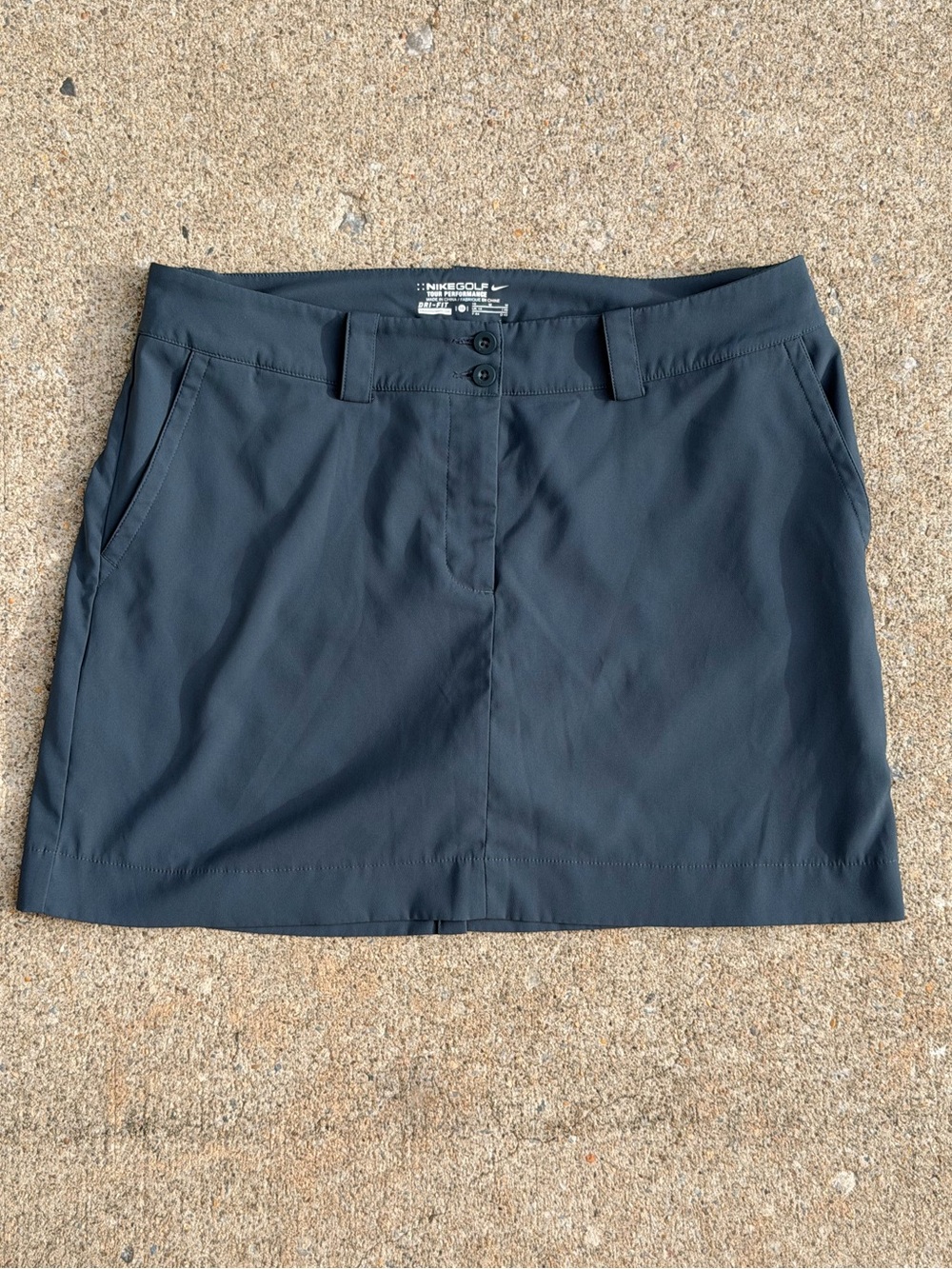 Nike Golf Tour Performance Dri-FIT Skort Gray Size 10 Stretch